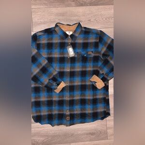 Legendary Whitetails Men’s Flannel Jacket Size 3XT Buck Camp Plaid Blue New W T